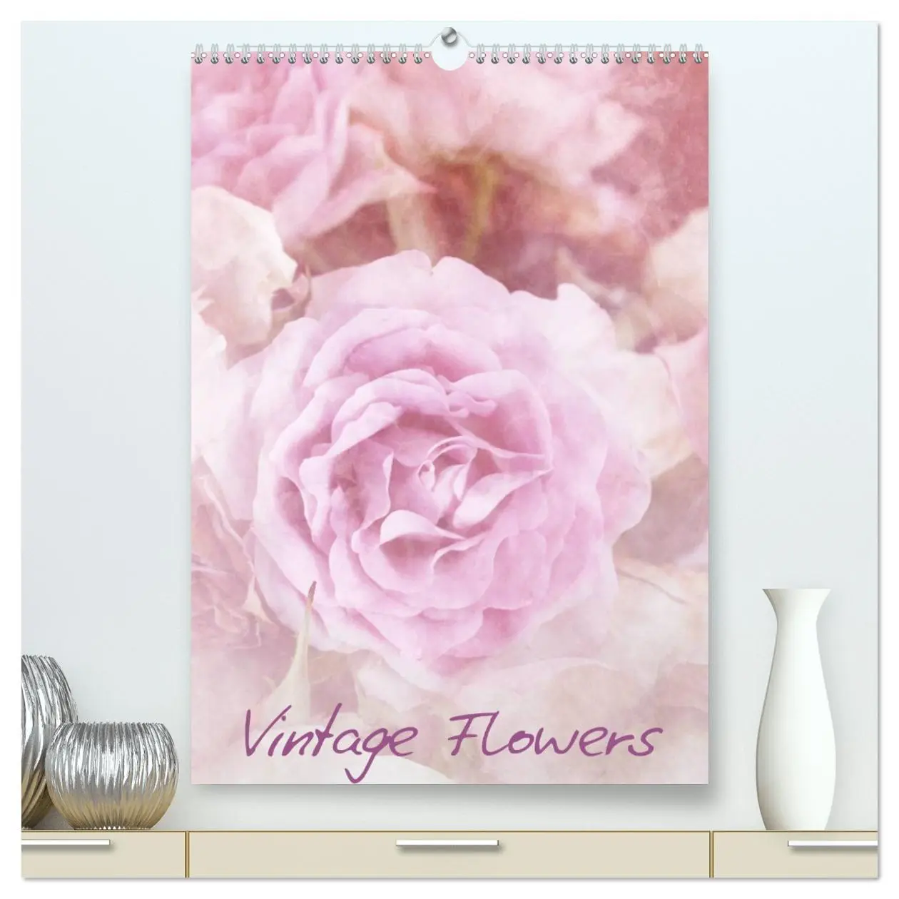 Cover: 9783516477177 | Vintage Flowers (hochwertiger Premium Wandkalender 2026 DIN A2...