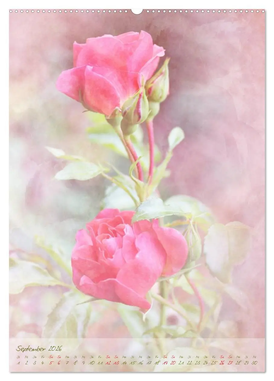 Bild: 9783516477177 | Vintage Flowers (hochwertiger Premium Wandkalender 2026 DIN A2...