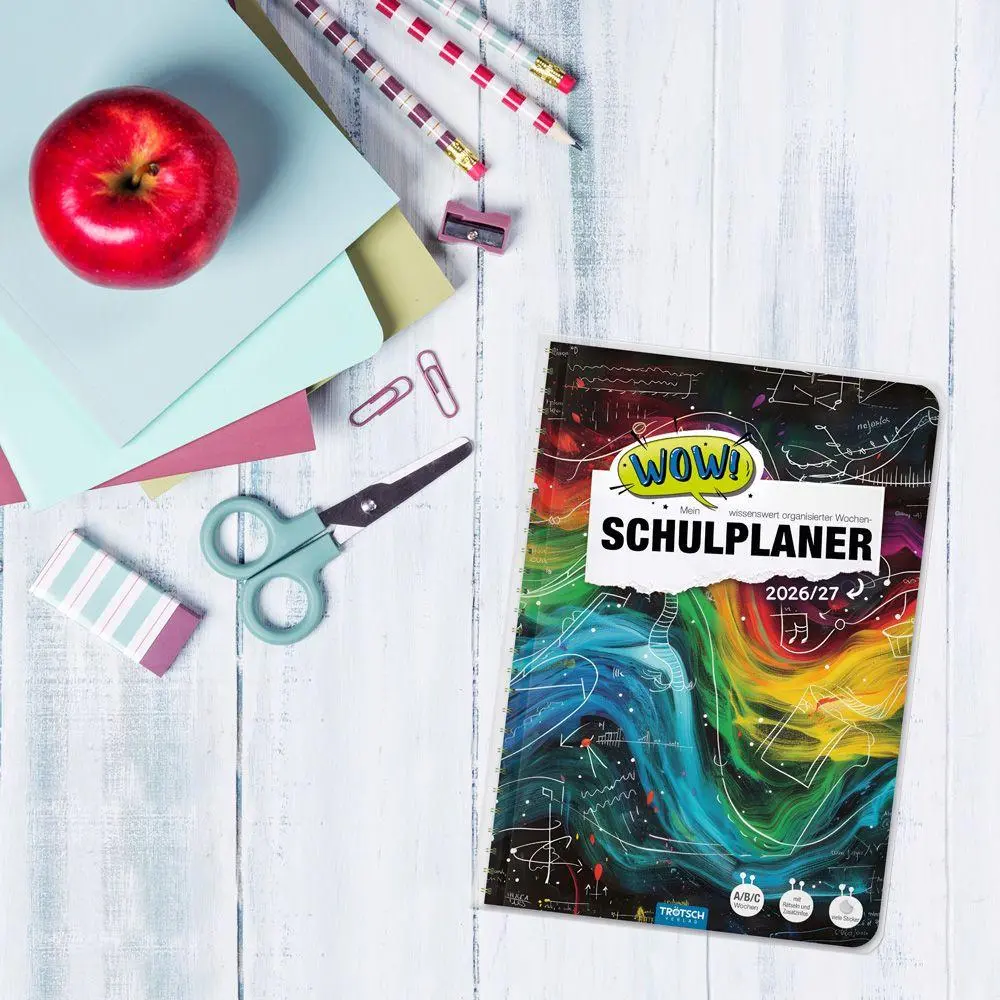 Bild: 9783988027177 | TRÖTSCH - Schulplaner WOW Waves 26/27 | Trötsch Verlag GmbH &amp; Co. KG