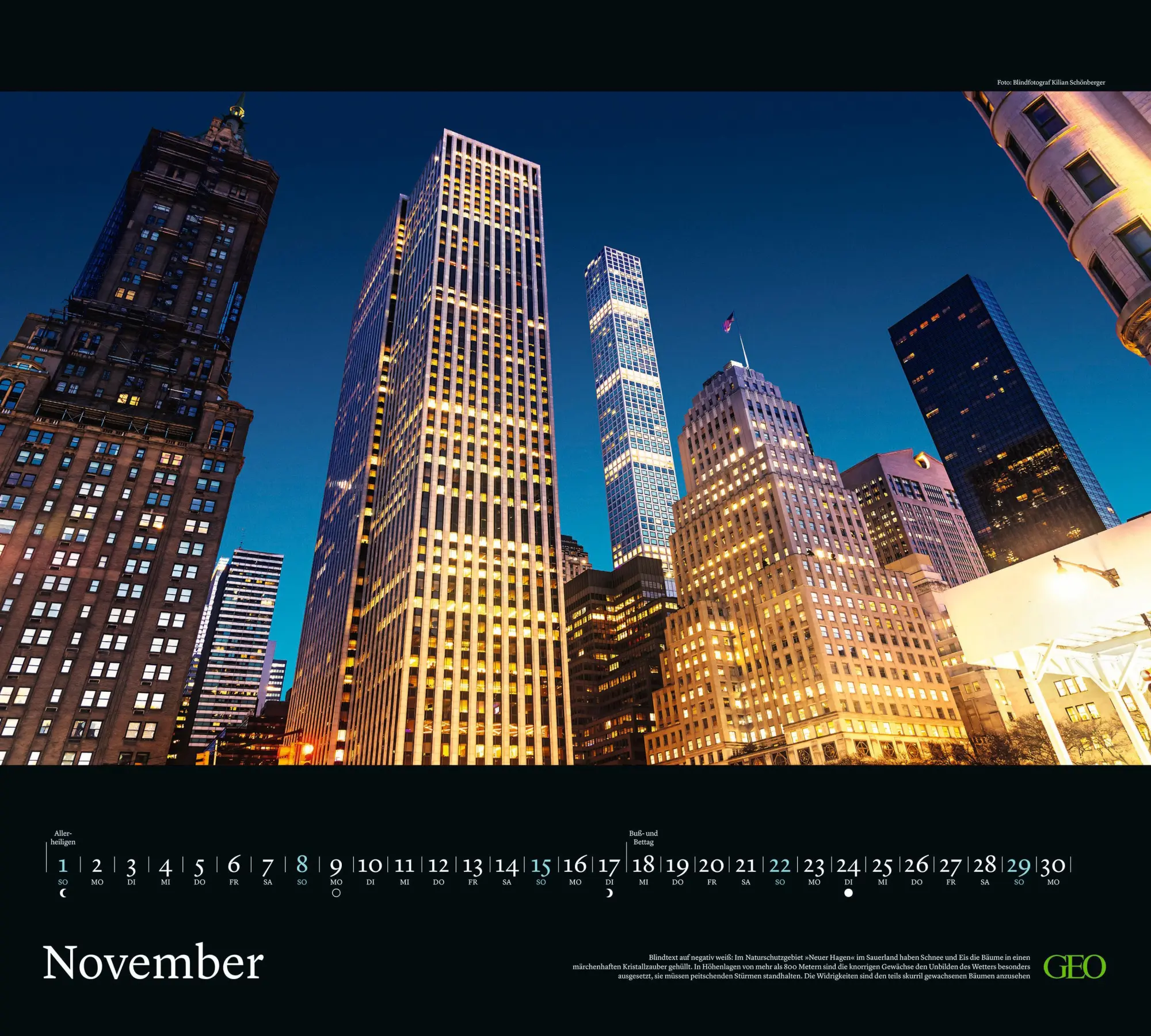 Bild: 4069095007277 | GEO New York 2026 | Wand-Kalender - Reise-Kalender - Poster-Kalender
