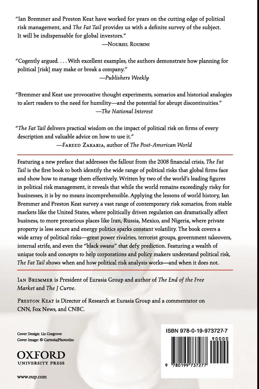 Rückseite: 9780199737277 | The Fat Tail | The Power of Political Knowledge in an Uncertain World