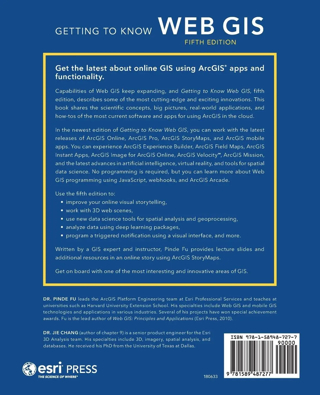 Rückseite: 9781589487277 | Getting to Know Web GIS | Pinde Fu | Taschenbuch | Englisch | 2022