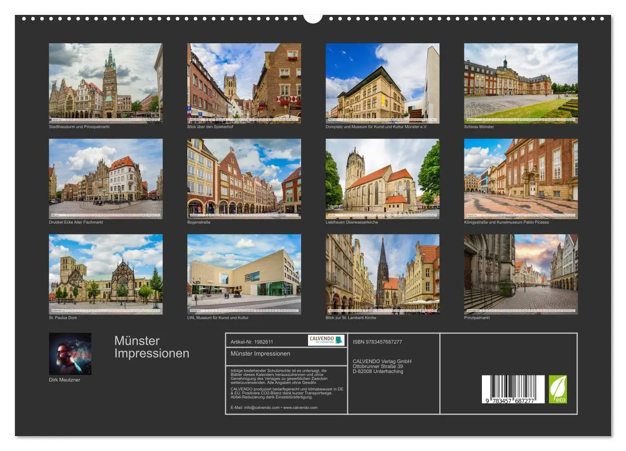 Bild: 9783457687277 | Münster Impressionen (hochwertiger Premium Wandkalender 2026 DIN A2...