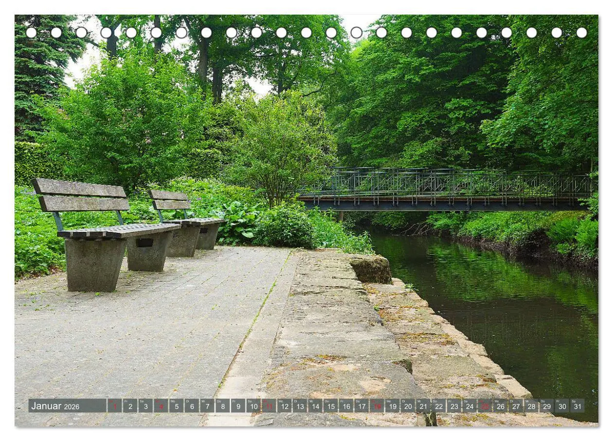 Bild: 9783457827277 | Impressionen - Gütersloh entlang der Dalke (Tischkalender 2026 DIN...