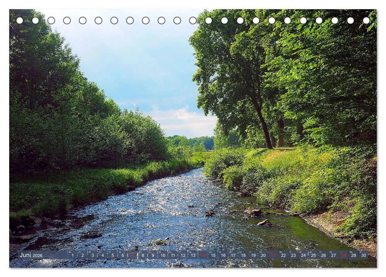 Bild: 9783457827277 | Impressionen - Gütersloh entlang der Dalke (Tischkalender 2026 DIN...