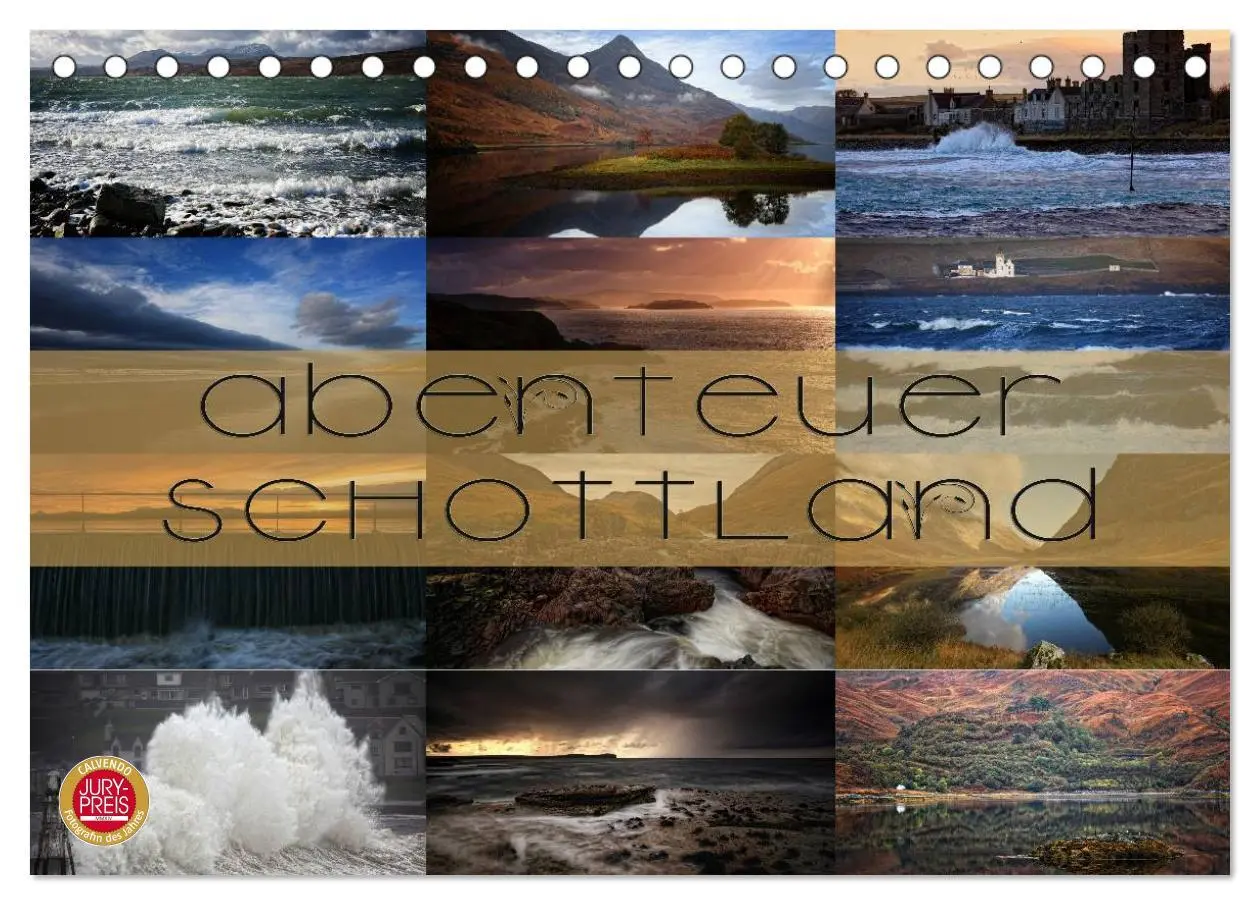 Cover: 9783516157277 | Abenteuer Schottland (Tischkalender 2026 DIN A5 quer), CALVENDO...