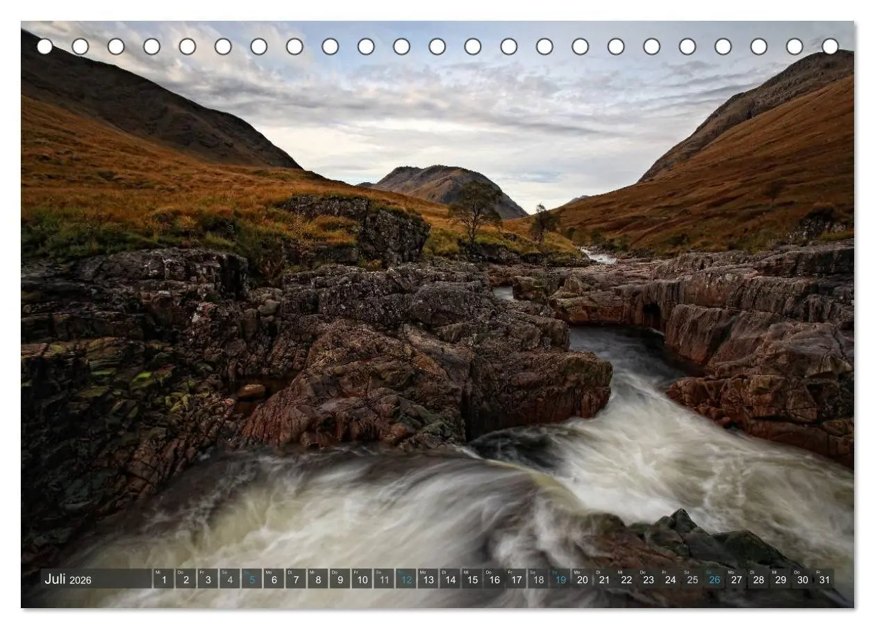 Bild: 9783516157277 | Abenteuer Schottland (Tischkalender 2026 DIN A5 quer), CALVENDO...