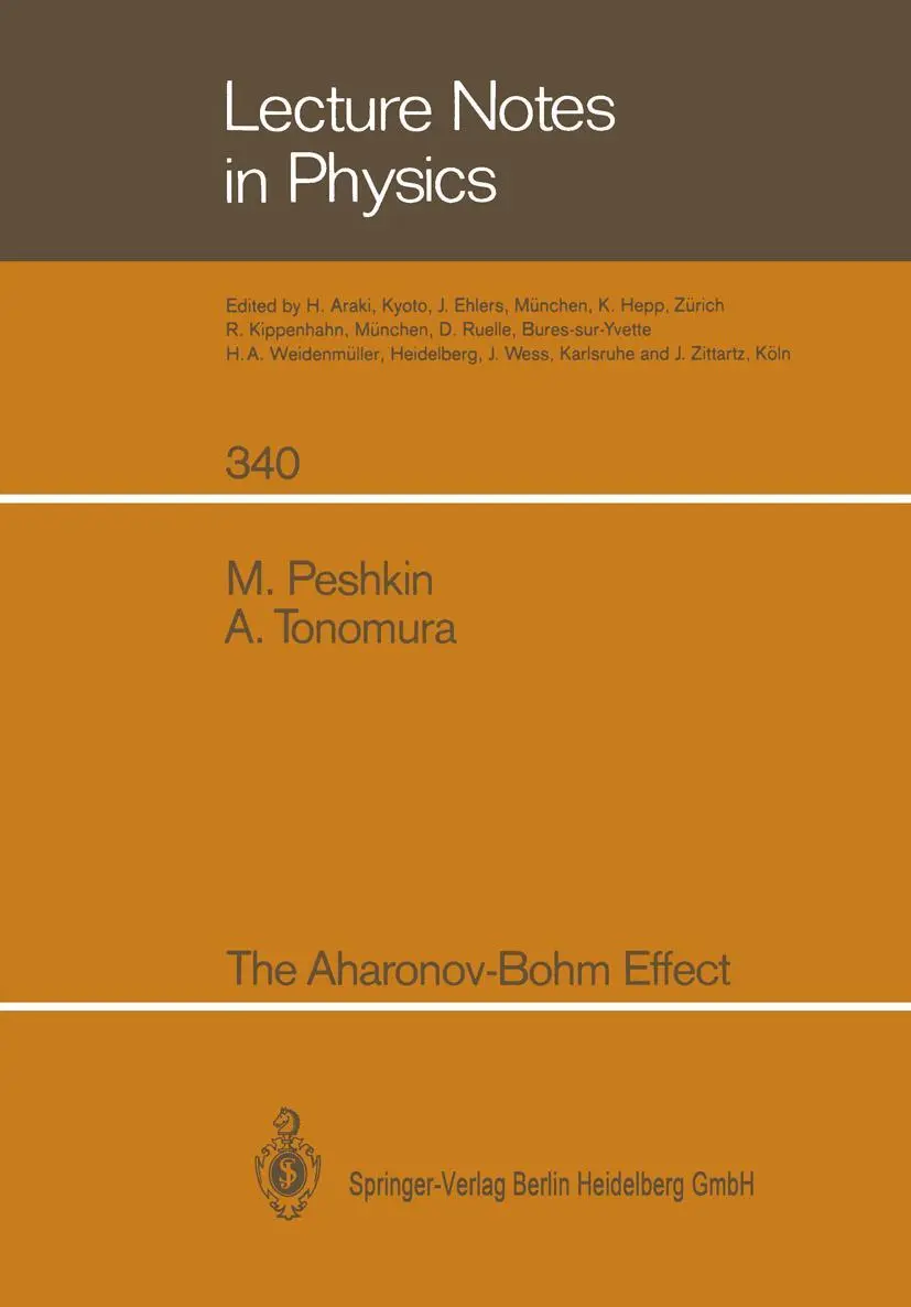 Cover: 9783662137277 | The Aharonov-Bohm Effect | Murray Peshkin (u. a.) | Taschenbuch | viii