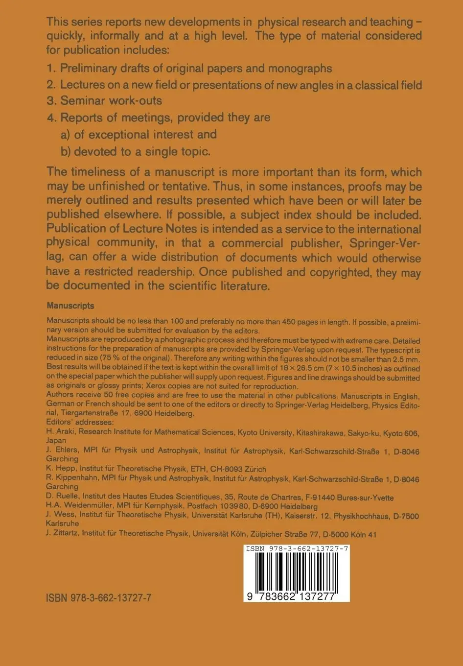 Rückseite: 9783662137277 | The Aharonov-Bohm Effect | Murray Peshkin (u. a.) | Taschenbuch | viii