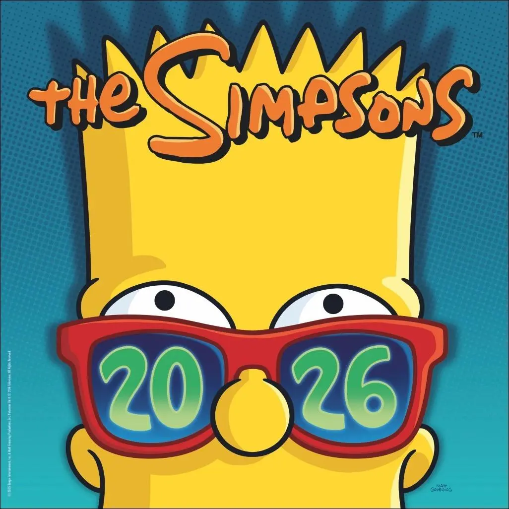 Cover: 9783840197277 | The Simpsons Broschurkalender 2026 | Kalender | 28 S. | Englisch