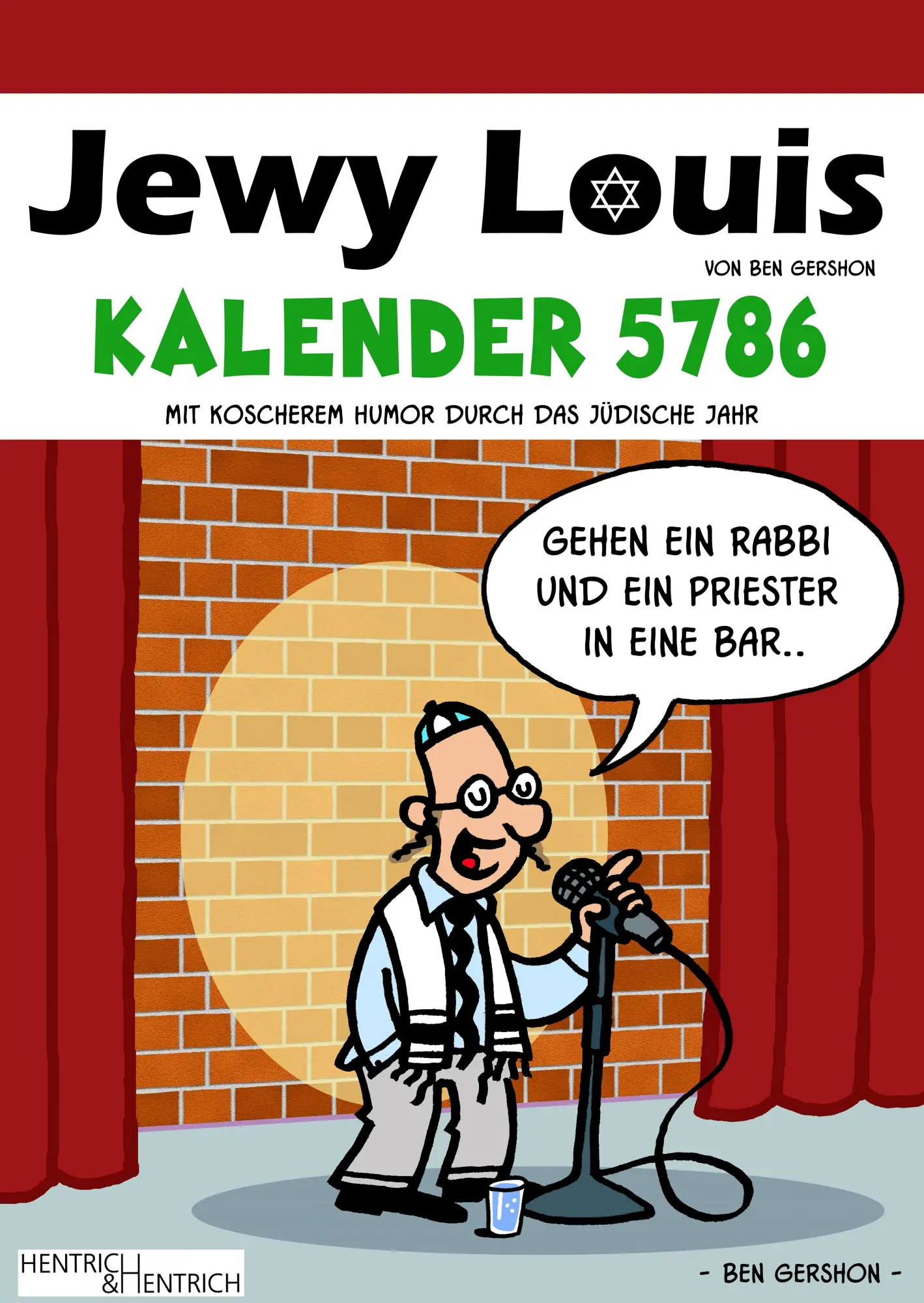 Cover: 9783955657277 | Jewy Louis Kalender 5786/5787 | Ben Gershon | Kalender | 36 S.
