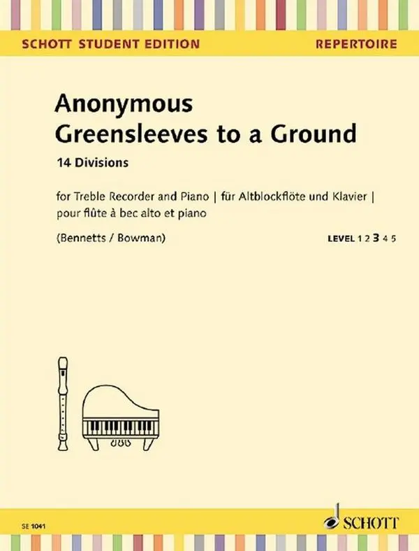 Cover: 9790001167277 | Greensleeves To A Ground | 14 Divisions | Anonymus | Buch