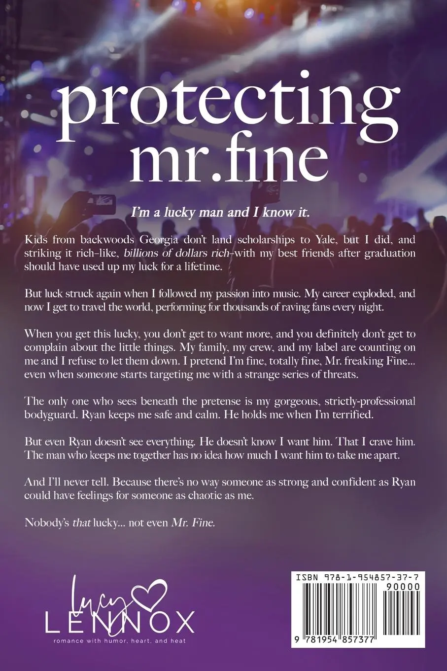 Rückseite: 9781954857377 | Protecting Mr. Fine | Lucy Lennox | Taschenbuch | Englisch | 2024