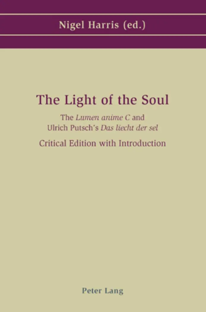 The Light of the Soul: The 'Lumen anime' and Ulrich Putsch's 'Das liecht der sel'