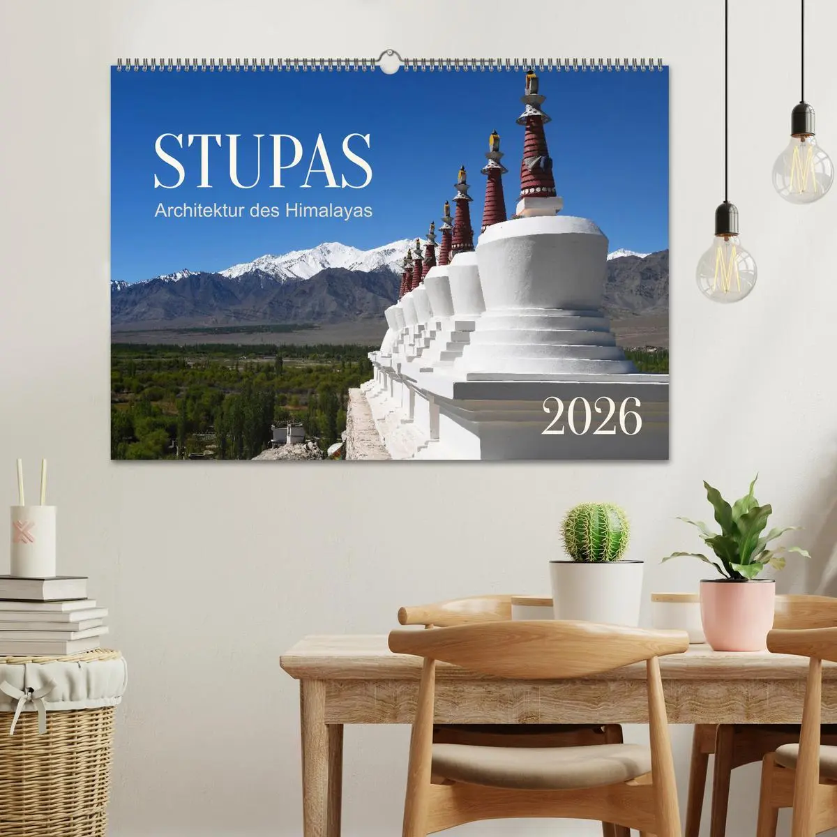 Bild: 9783457507377 | Stupas - Architektur des Himalayas (Wandkalender 2026 DIN A2 quer),...