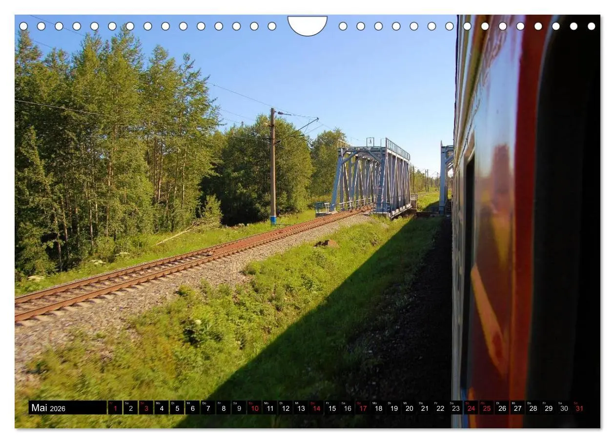 Bild: 9783457987377 | Der Transsibirische Eisenbahn Kalender (Wandkalender 2026 DIN A4...