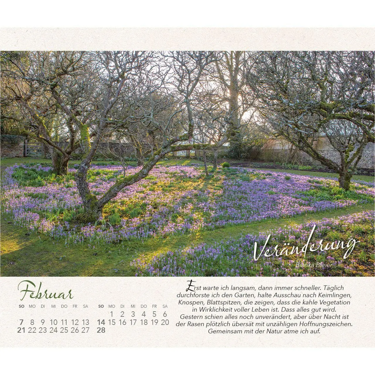 Bild: 9783754817377 | Wo Himmel und Erde sich zart berühren 2027 | Gartenkalender | Bleier