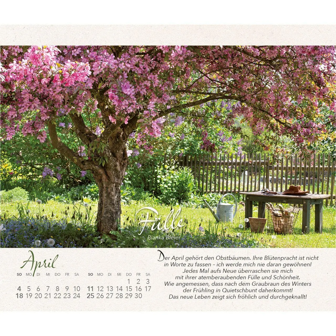 Bild: 9783754817377 | Wo Himmel und Erde sich zart berühren 2027 | Gartenkalender | Bleier