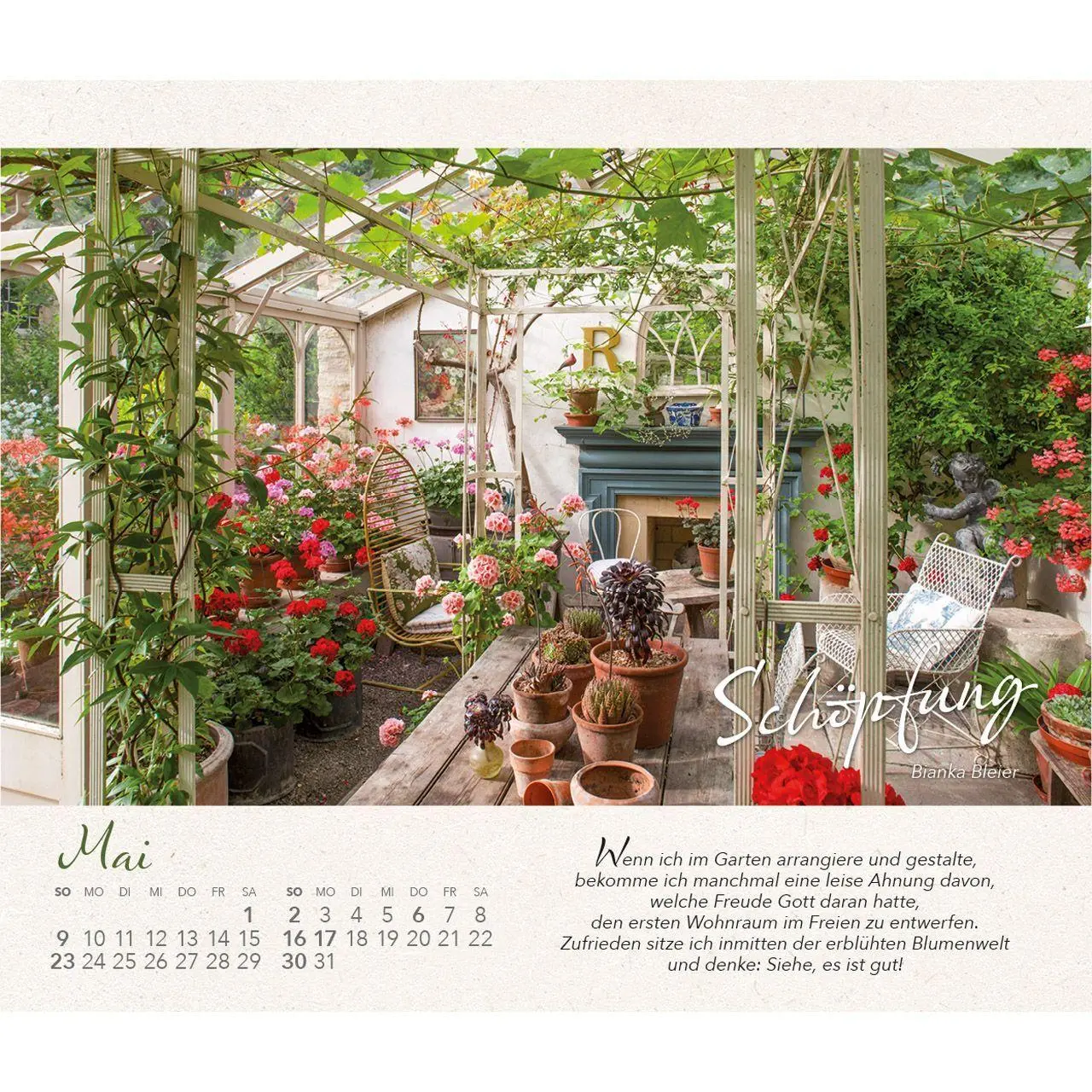Bild: 9783754817377 | Wo Himmel und Erde sich zart berühren 2027 | Gartenkalender | Bleier