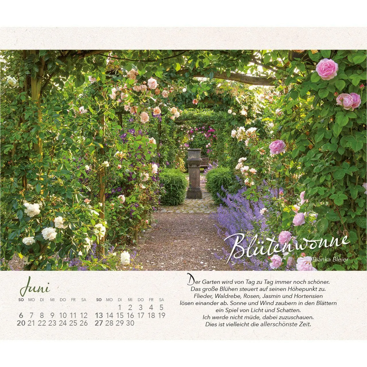 Bild: 9783754817377 | Wo Himmel und Erde sich zart berühren 2027 | Gartenkalender | Bleier
