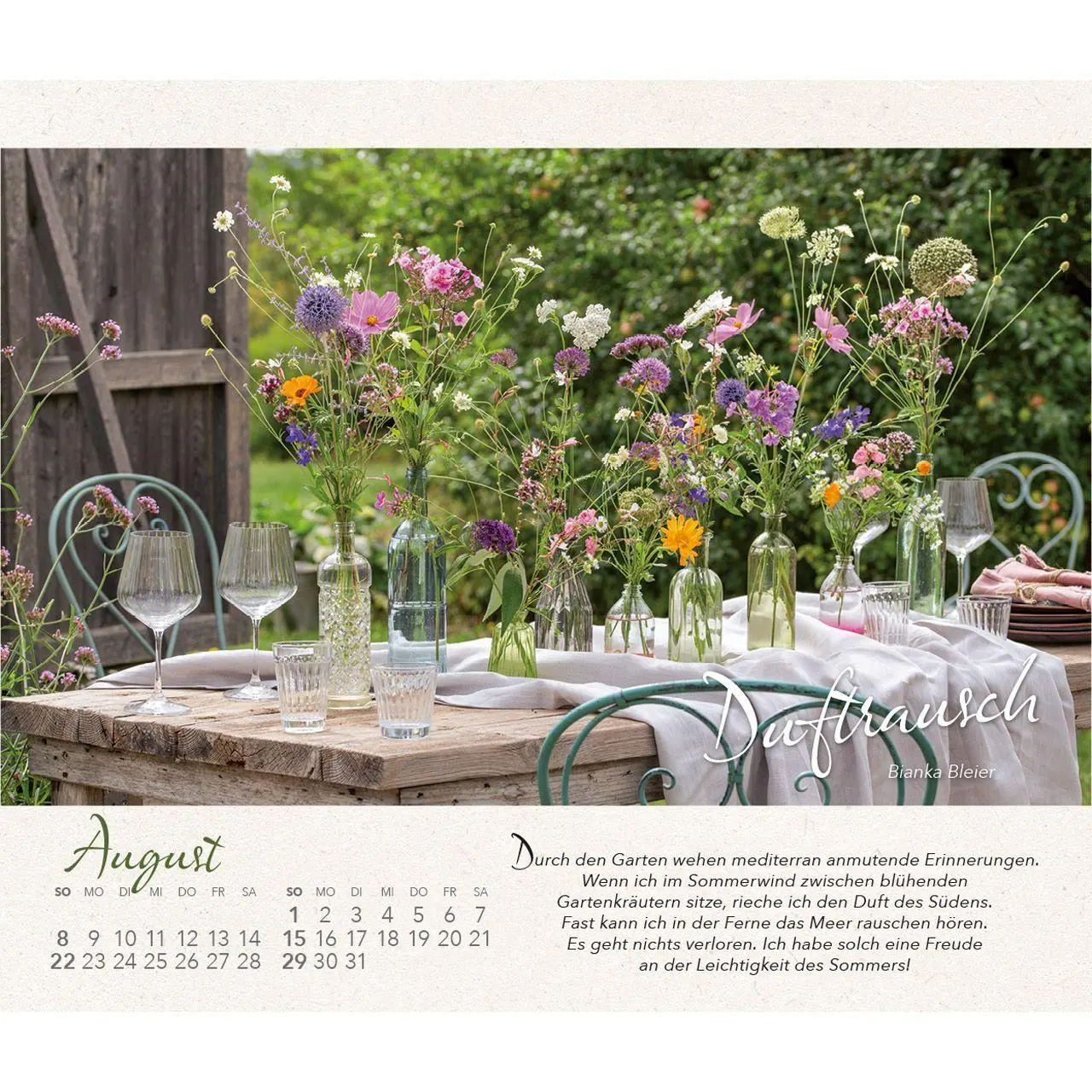 Bild: 9783754817377 | Wo Himmel und Erde sich zart berühren 2027 | Gartenkalender | Bleier