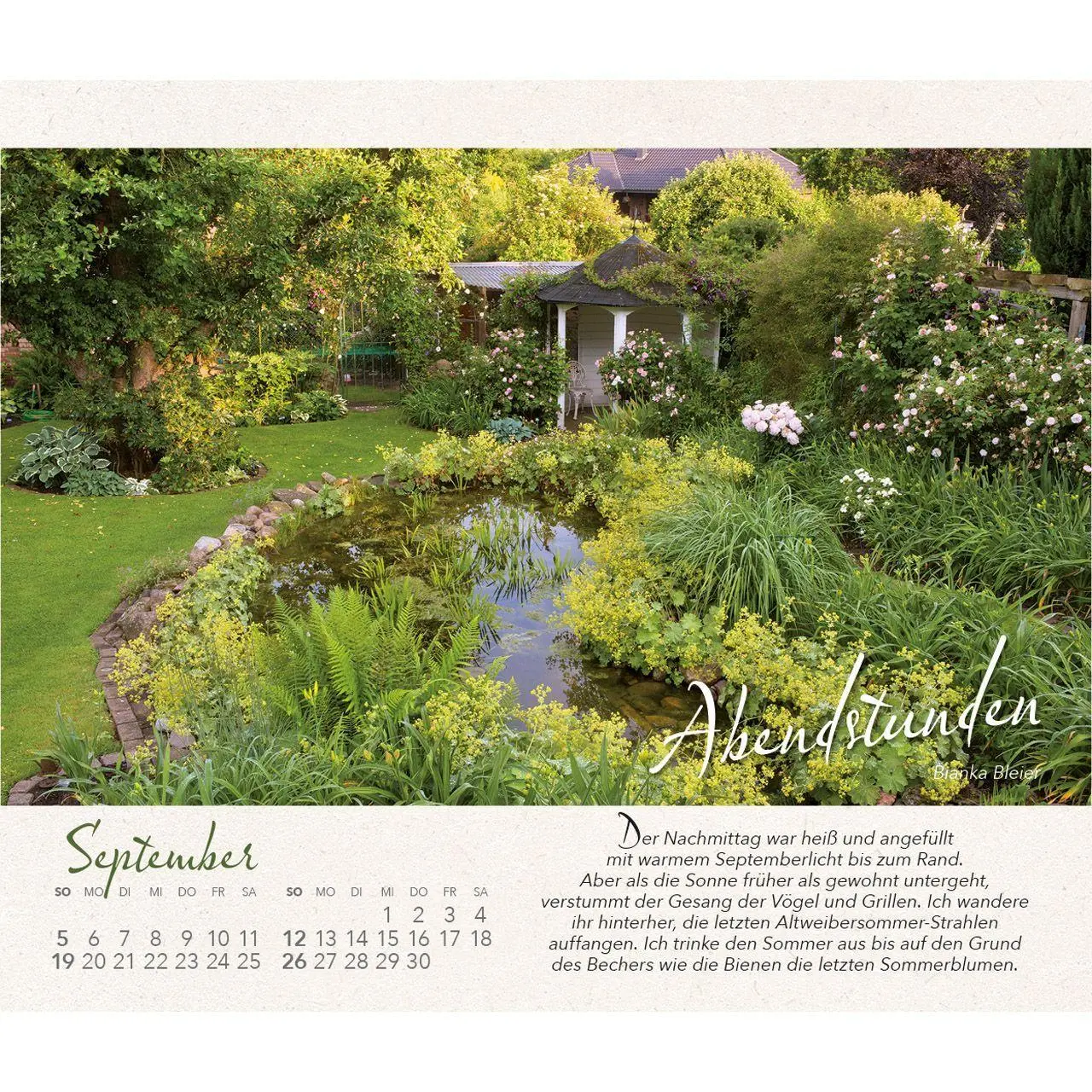 Bild: 9783754817377 | Wo Himmel und Erde sich zart berühren 2027 | Gartenkalender | Bleier