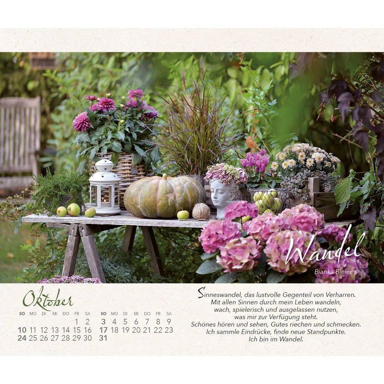 Bild: 9783754817377 | Wo Himmel und Erde sich zart berühren 2027 | Gartenkalender | Bleier