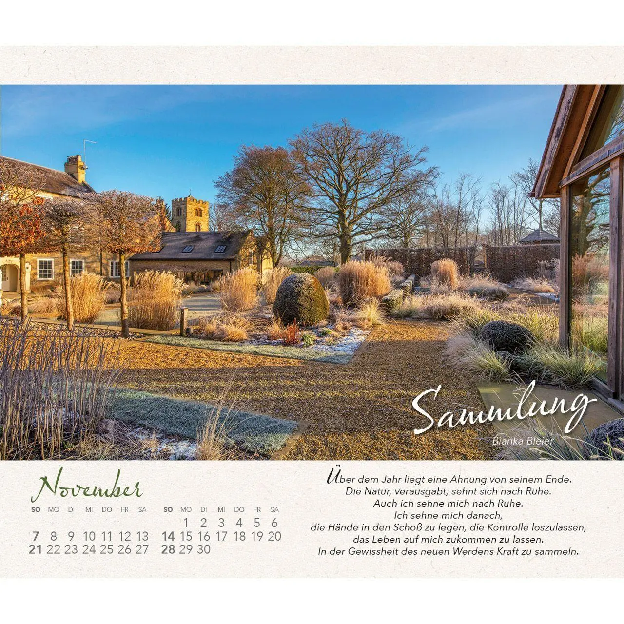 Bild: 9783754817377 | Wo Himmel und Erde sich zart berühren 2027 | Gartenkalender | Bleier