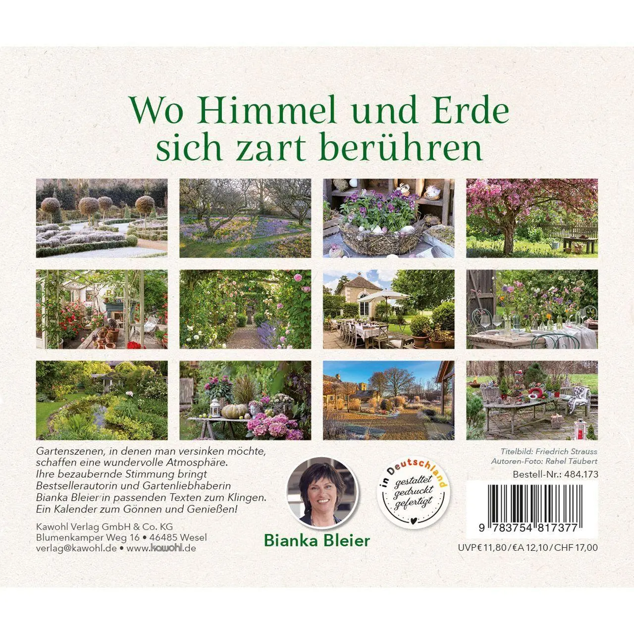 Bild: 9783754817377 | Wo Himmel und Erde sich zart berühren 2027 | Gartenkalender | Bleier