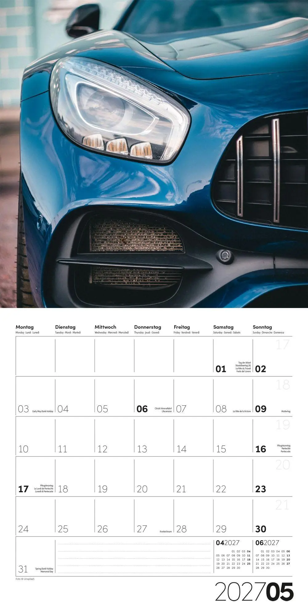 Bild: 9783838447377 | Die Farbe Blau Kalender 2027 - 30x30 - Art12 | GmbH | Kalender | 28 S.