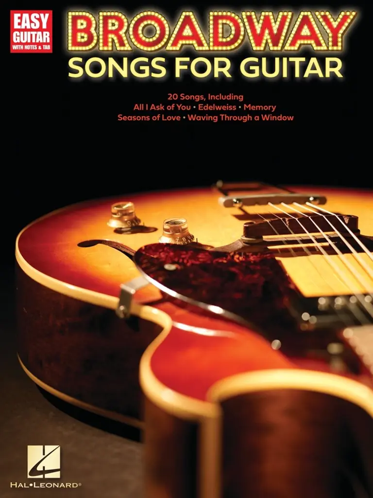 Cover: 888680947477 | Broadway Songs for Guitar | Easy Guitar | Buch | 2020 | Hal Leonard