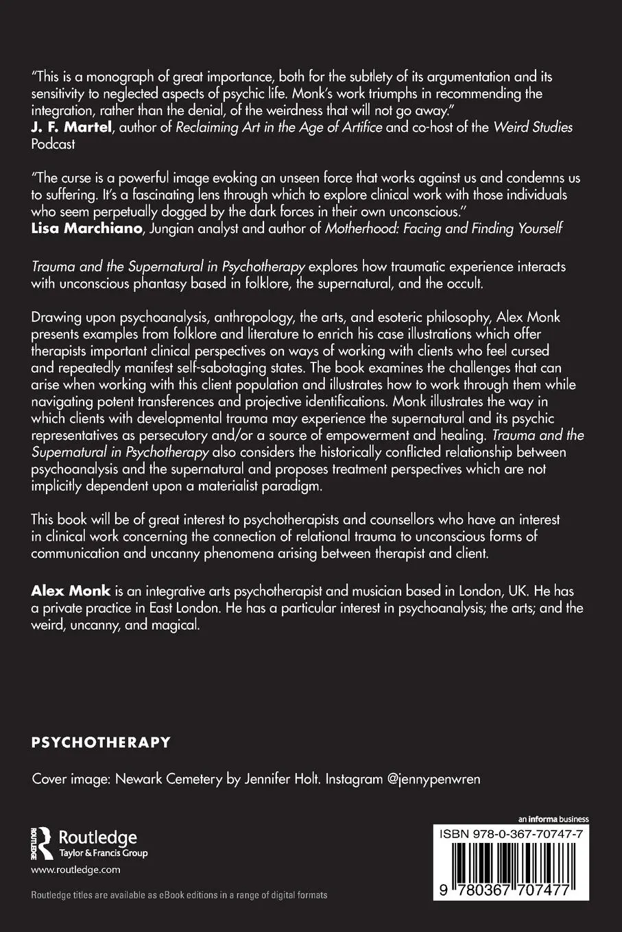Rückseite: 9780367707477 | Trauma and the Supernatural in Psychotherapy | Alex Monk | Taschenbuch