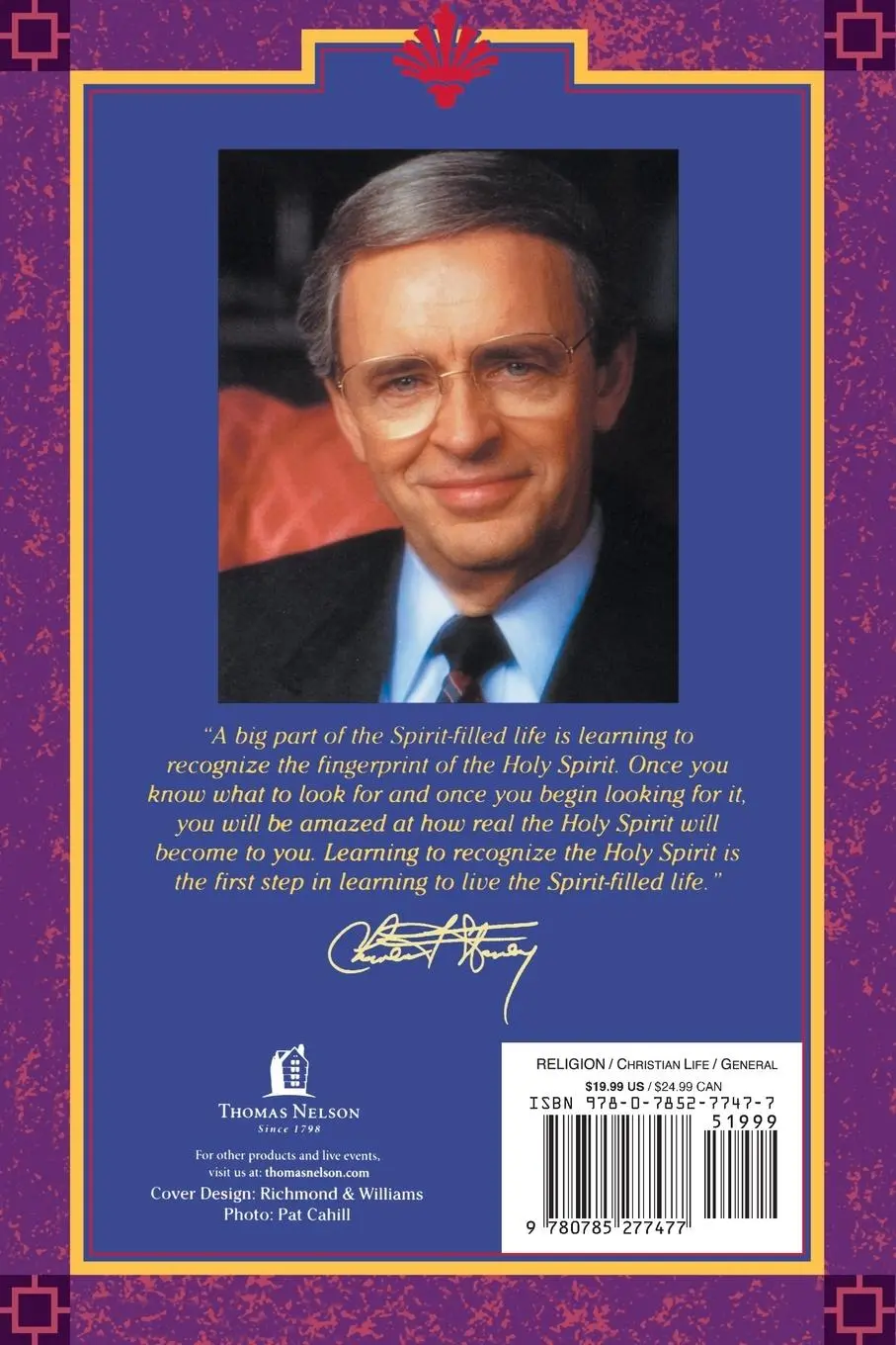 Rückseite: 9780785277477 | The Wonderful Spirit-Filled Life | Charles F. Stanley | Taschenbuch