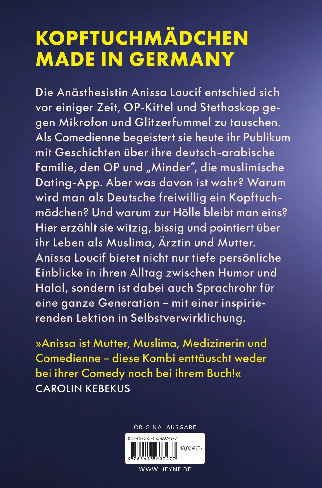 Bild: 9783453607477 | Kopftuchmädchen | Anissa Loucif | Taschenbuch | 256 S. | Deutsch
