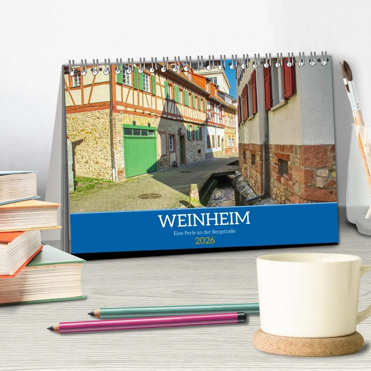 Bild: 9783457287477 | Weinheim - Eine Perle an der Bergstraße (Tischkalender 2026 DIN A5...