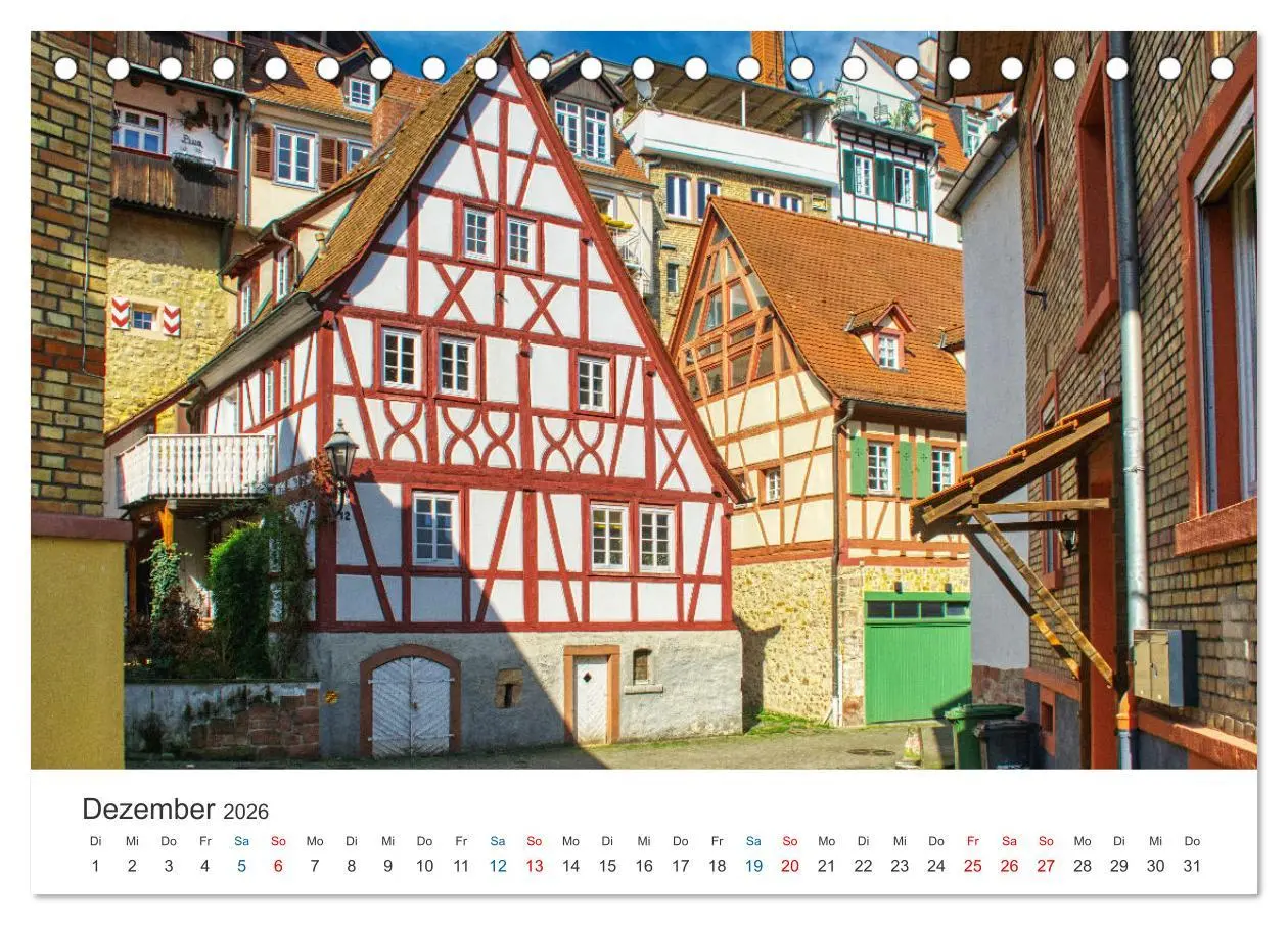 Bild: 9783457287477 | Weinheim - Eine Perle an der Bergstraße (Tischkalender 2026 DIN A5...