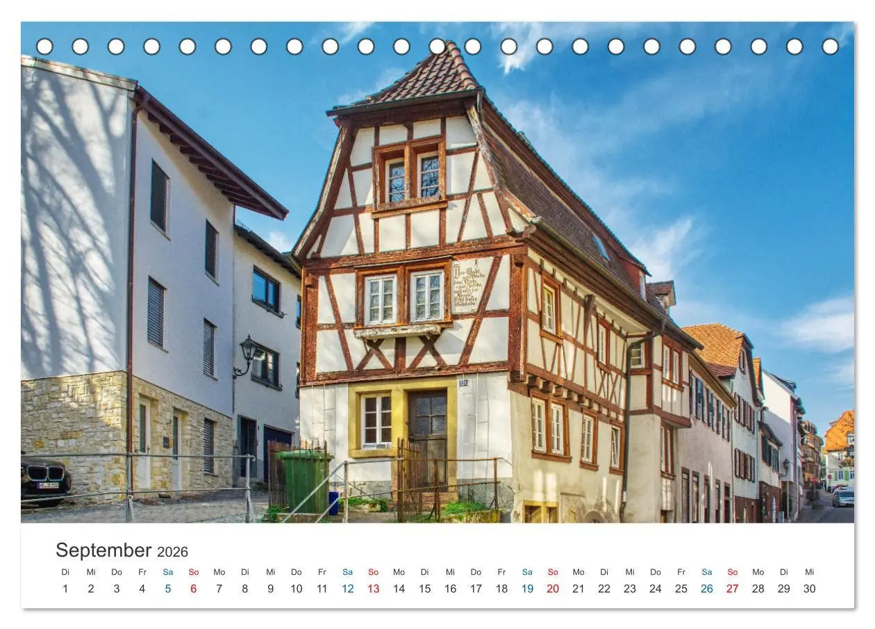Bild: 9783457287477 | Weinheim - Eine Perle an der Bergstraße (Tischkalender 2026 DIN A5...