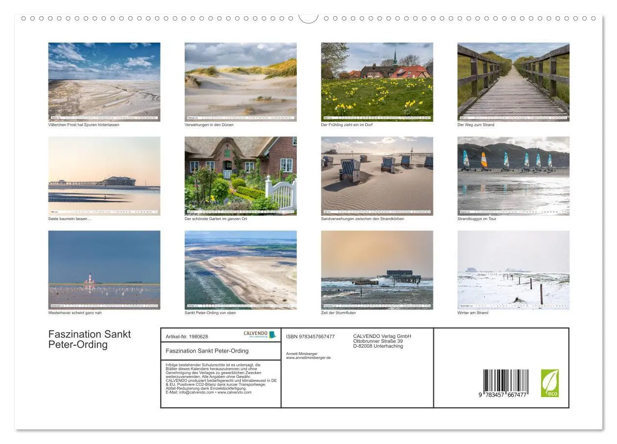 Bild: 9783457667477 | Faszination Sankt Peter-Ording (hochwertiger Premium Wandkalender...