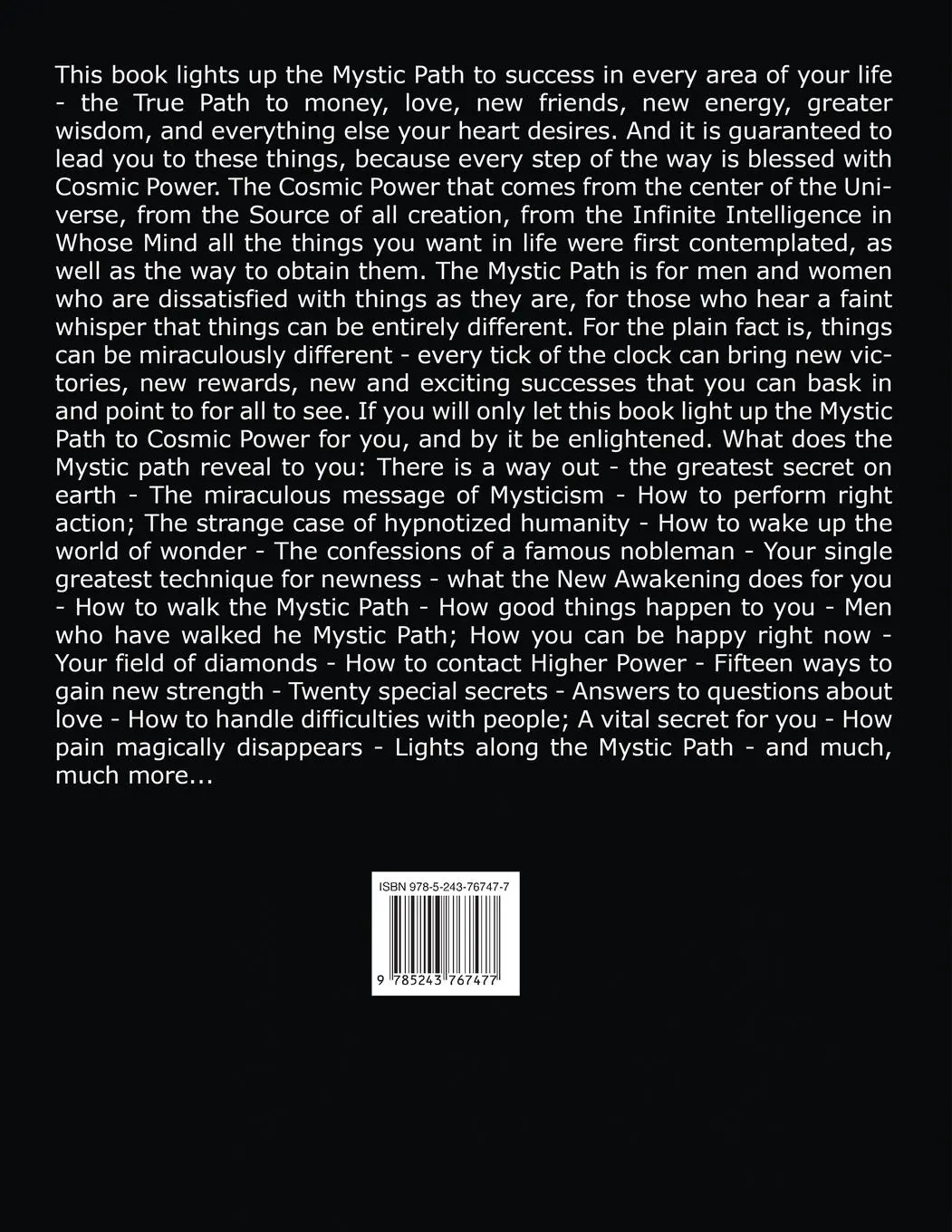 Rückseite: 9785243767477 | The Mystic Path to Cosmic Power | Vernon Howard | Taschenbuch | 1985