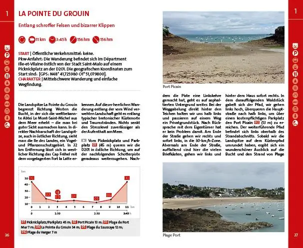 Bild: 9783259037577 | Bretagne Wanderführer | Mit 55 Touren und Outdoor App | Michael Will