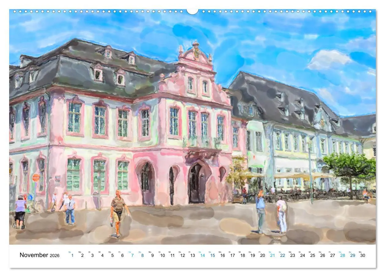 Bild: 9783457727577 | Trier - Illustrationen in Aquarell (Wandkalender 2026 DIN A2 quer),...