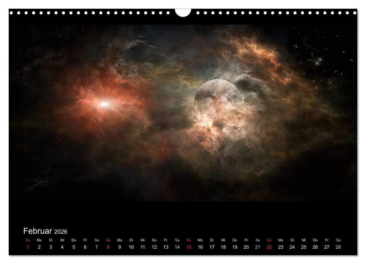 Bild: 9783457967577 | Kosmische Panoramen (Wandkalender 2026 DIN A3 quer), CALVENDO...