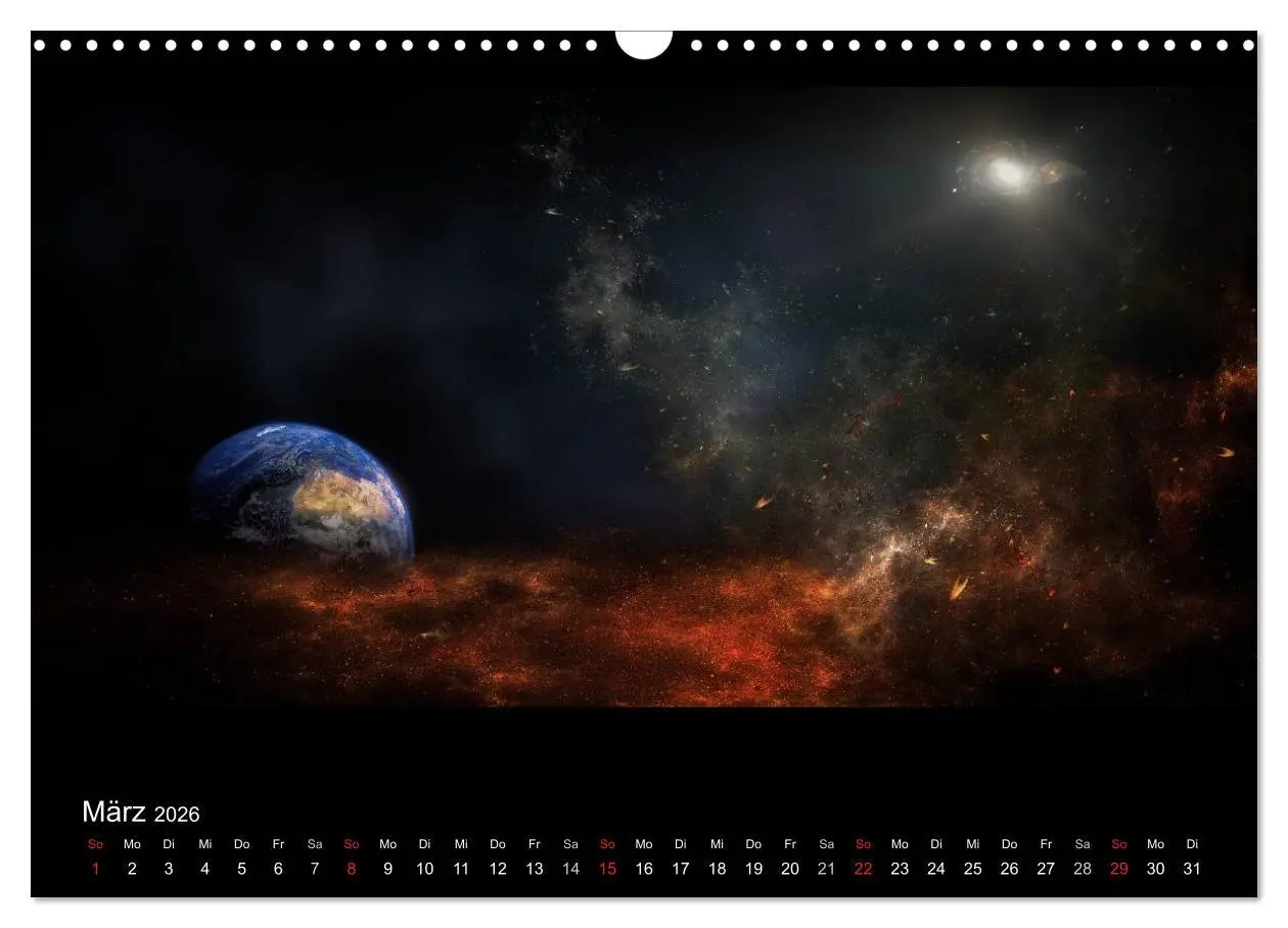 Bild: 9783457967577 | Kosmische Panoramen (Wandkalender 2026 DIN A3 quer), CALVENDO...