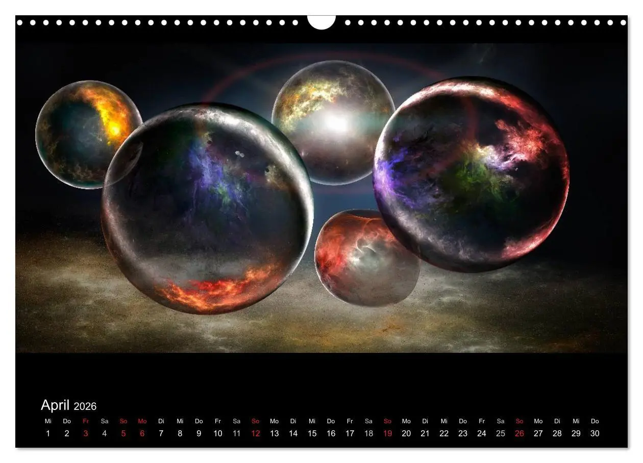 Bild: 9783457967577 | Kosmische Panoramen (Wandkalender 2026 DIN A3 quer), CALVENDO...