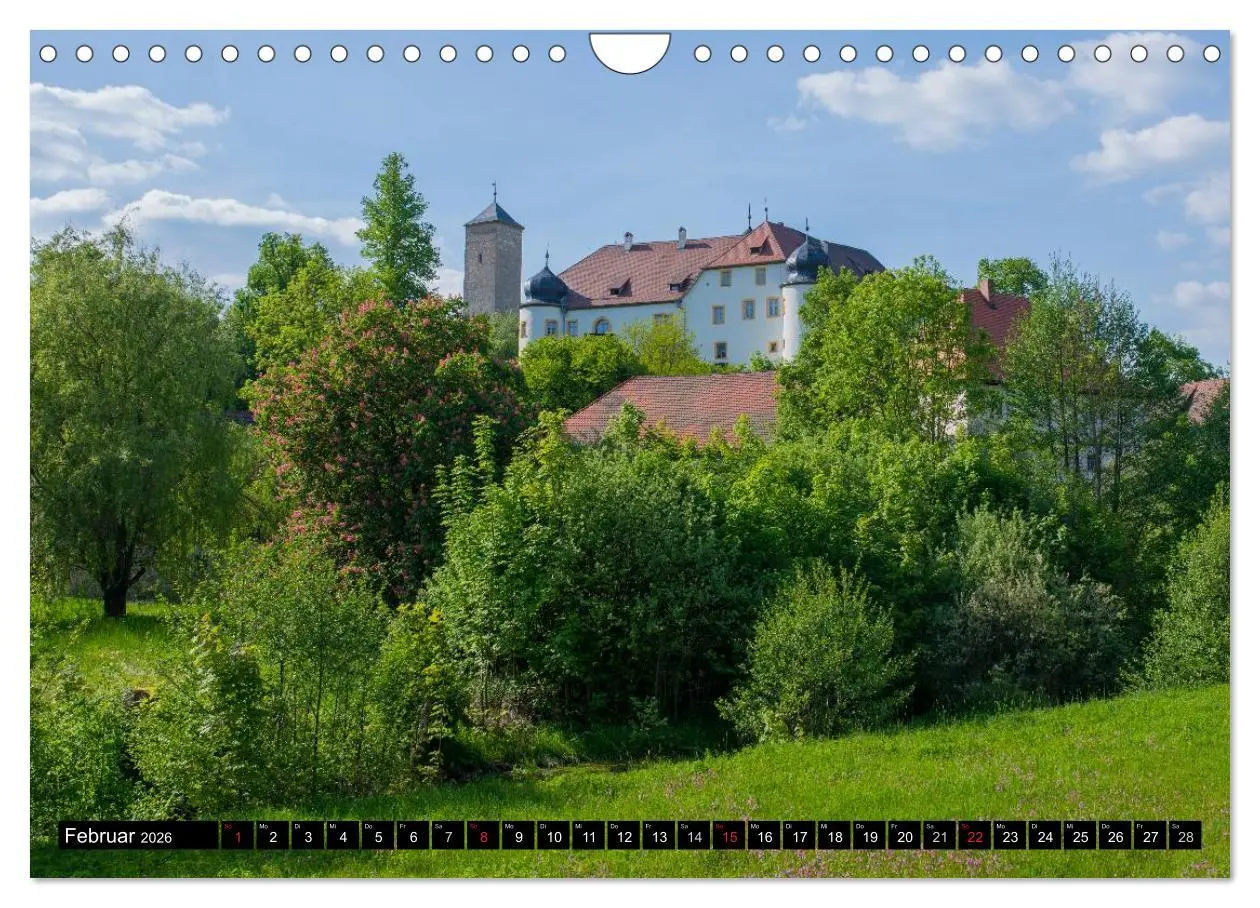 Bild: 9783516057577 | Unterwegs auf der fränkischen Burgenstraße (Wandkalender 2026 DIN...