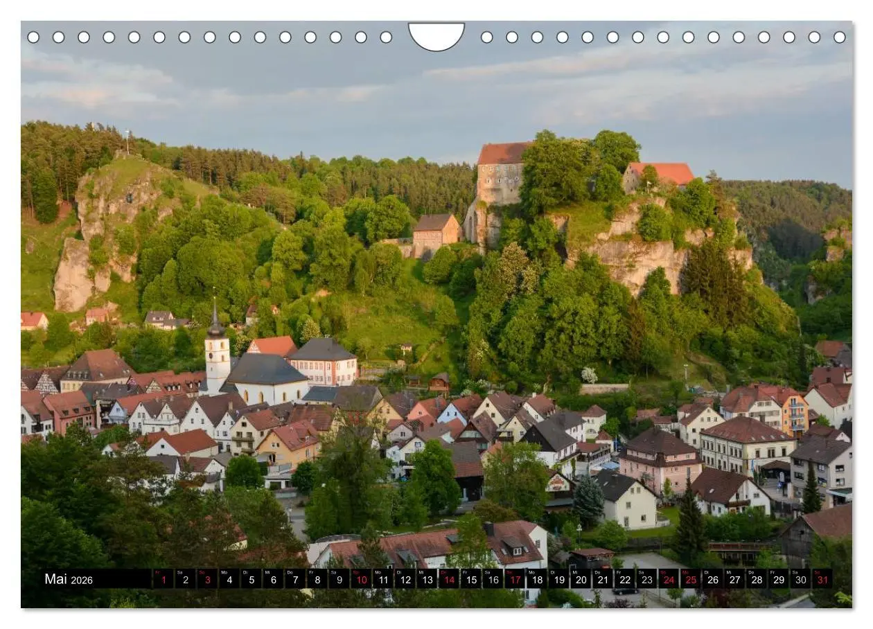 Bild: 9783516057577 | Unterwegs auf der fränkischen Burgenstraße (Wandkalender 2026 DIN...