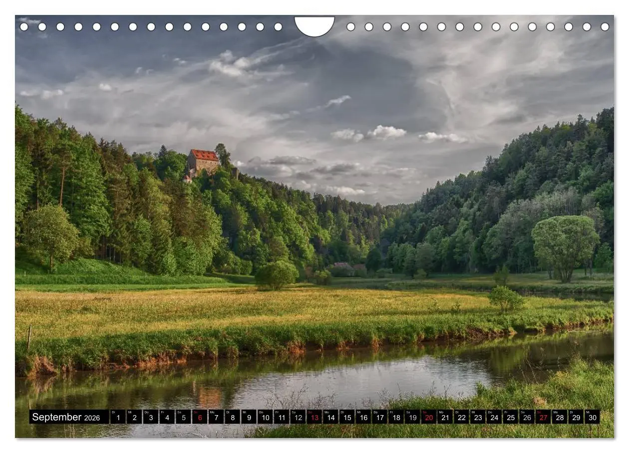 Bild: 9783516057577 | Unterwegs auf der fränkischen Burgenstraße (Wandkalender 2026 DIN...