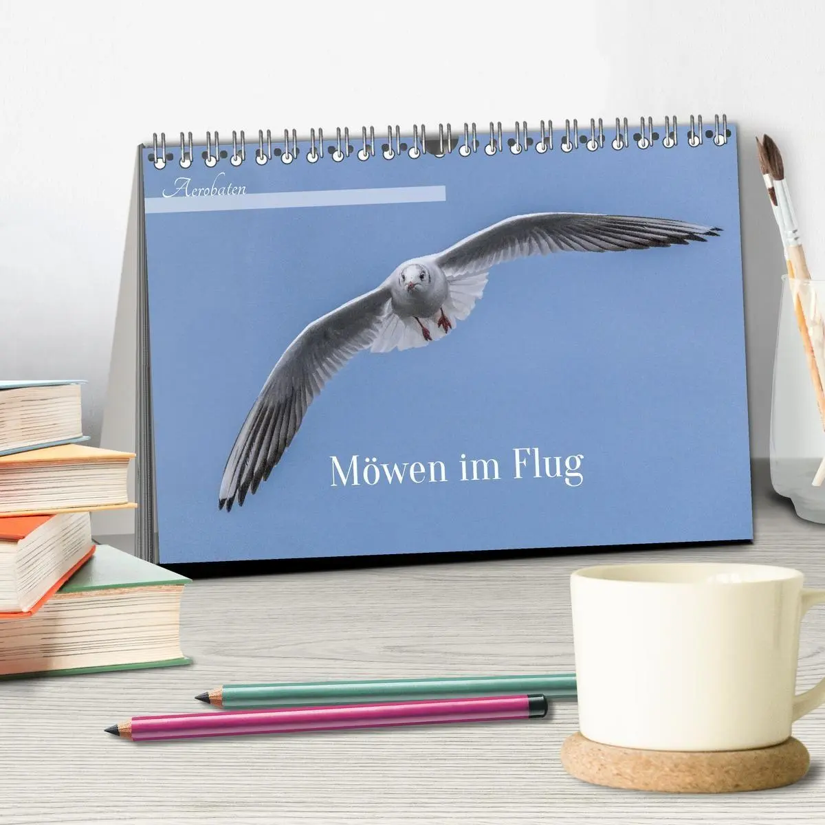 Bild: 9783516987577 | Aerorobaten - Möwen im Flug (Tischkalender 2027 DIN A5 quer),...