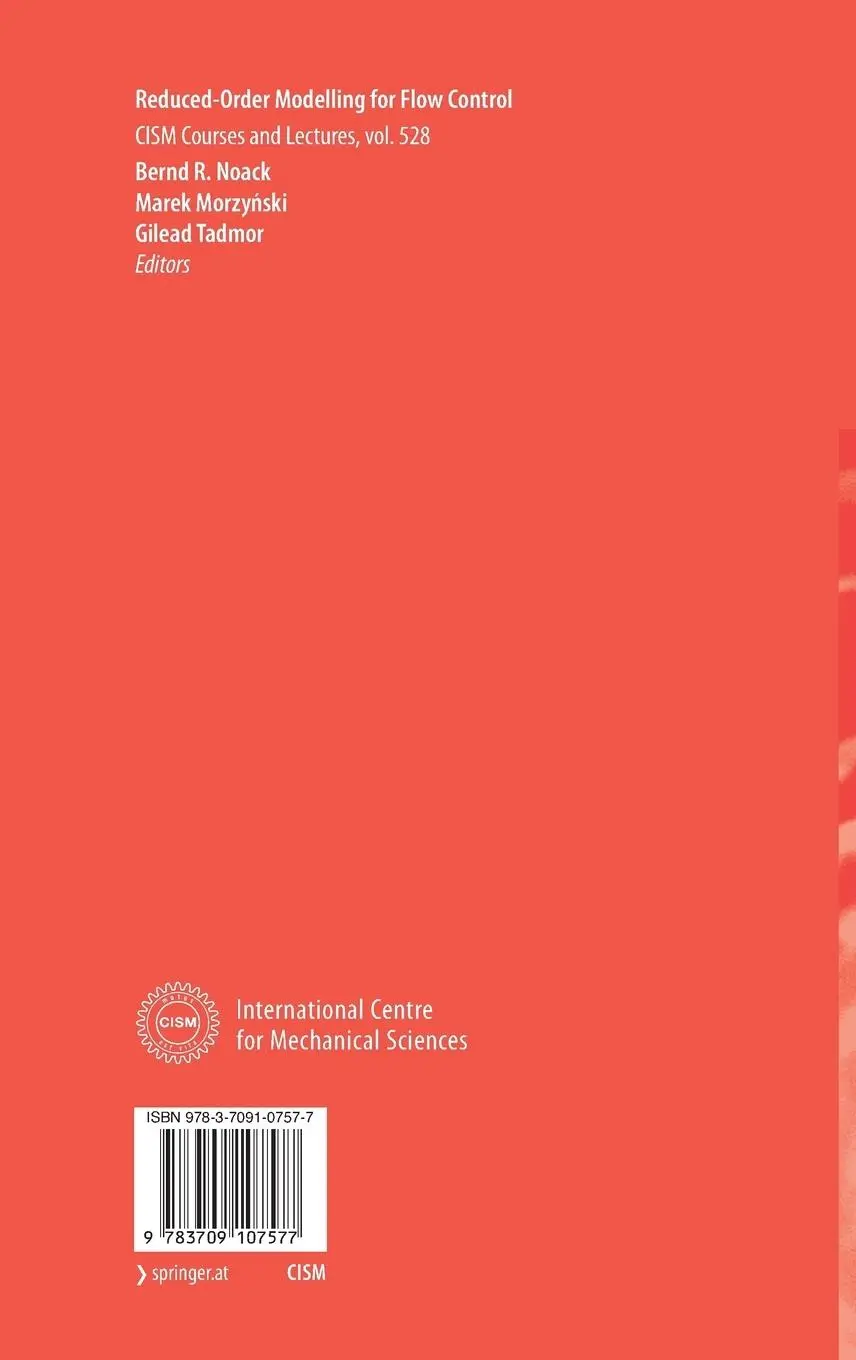 Rückseite: 9783709107577 | Reduced-Order Modelling for Flow Control | Bernd R. Noack (u. a.) | x