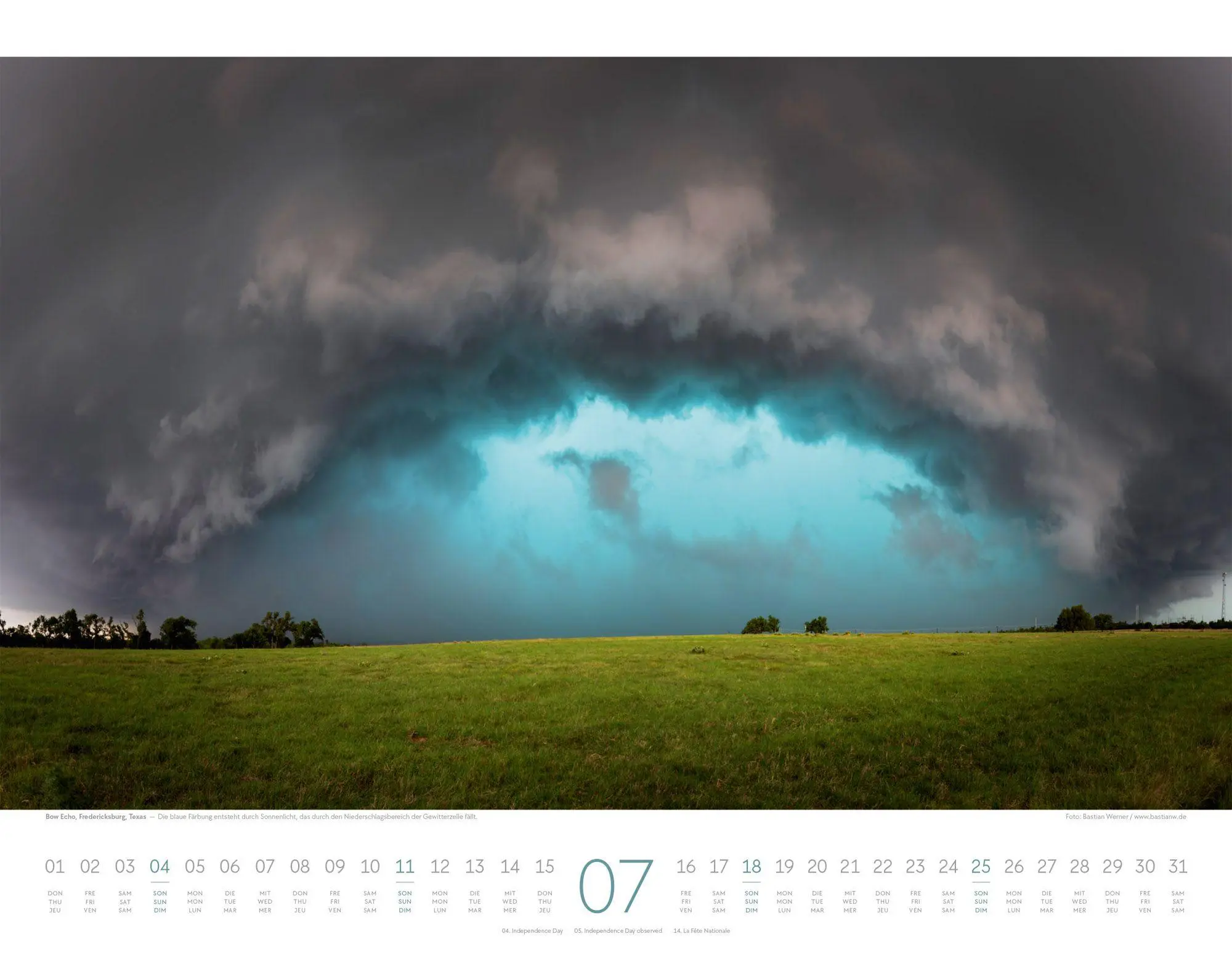 Bild: 9783838427577 | Naturkräfte Kalender 2027 Wetterphänomene und Naturgewalten | Kalender
